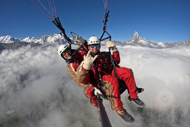 20 to 25 Minute Tandem Paragliding in Zermatt and Matterhorn View - Safety and Weather: The Alps Run the Schedule