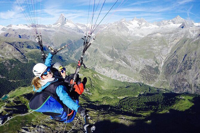 20 to 25 Minute Tandem Paragliding in Zermatt and Matterhorn View - People Power: Pilots Like Phil, Ronnie, and Julika