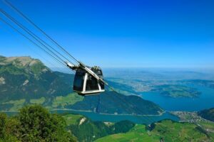 CabriO World's first Open Top Cable Car Ticket to Mt Stanserhorn - CabriO open-top cable car: the breeze is the point