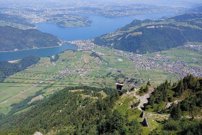 CabriO World's first Open Top Cable Car Ticket to Mt Stanserhorn - Rondorama restaurant and the 45-minute revolve: eat while the world turns