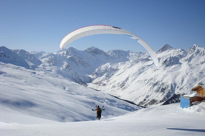 Davos Absolutely Free Flying Paragliding Tandem Flight 1'000 Meters High - Meet Your Pilot in Davos Platz: Private Flight Energy and Friendly Guidance