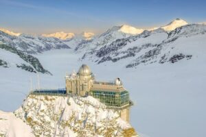 From Interlaken: Jungfraujoch Top of Europe Ticket - Top of Europe views: Mittelland, Vosges, and the Aletsch Glacier