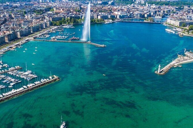 Geneva By E Bike United Nations Old Town Lake Fountain - Where You Start: Pl. de Cornavin and the Burger King Meet-Up