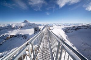 Glacier 3000 and Montreux Riviera from Geneva - Glacier 3000: Cable Car Up, 10,000 Feet Snow, and the 360-Degree Wow