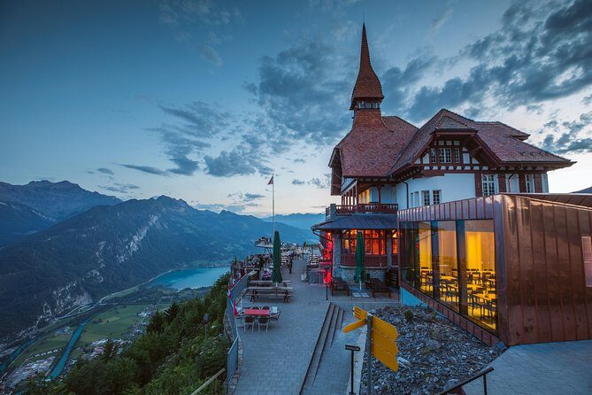 Harder Kulm - Top of Interlaken - Cable Car Ticket - Food at the Top: A Restaurant That Feels Like Part of the Stage