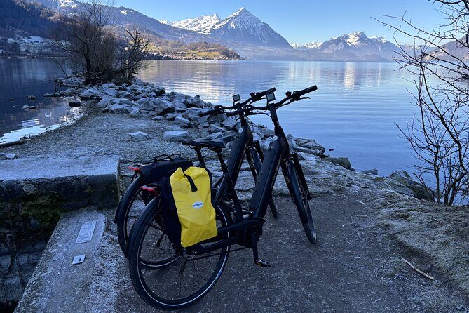 Interlaken Valley Winter E-Bike Tour: Rivers, Lakes & Castles - Weissenau Castle ruin: a quick history lesson with a conditional bonus