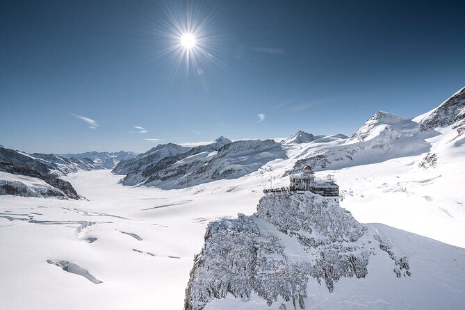 Jungfraujoch Day Trip from Lucerne with Eiger Express Gondola - Interlaken stop: quick orientation, not a full town day