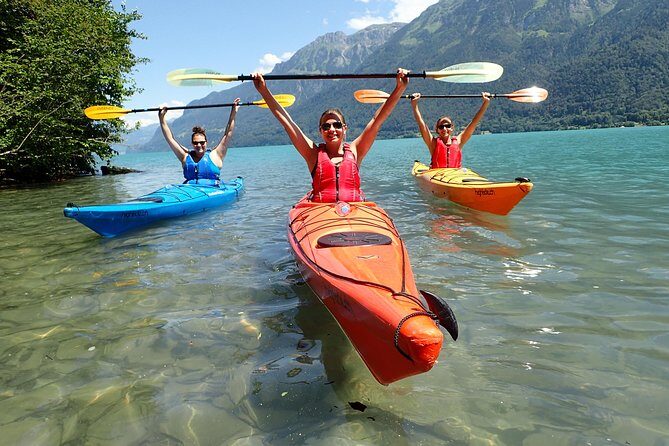 Kayak Tour of the Turquoise Lake Brienz - Getting started in Bönigen: meeting point and first splash