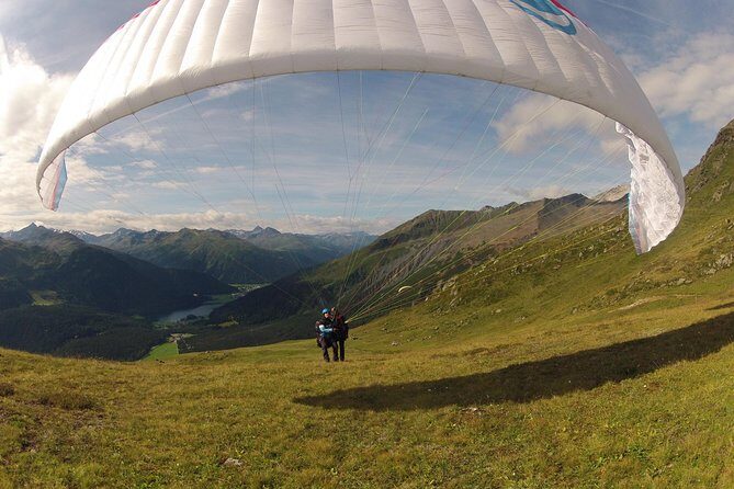 Klosters Tandem Paragliding Flight from Gotschna - From Gotschna to Klosters: the flight experience in real life
