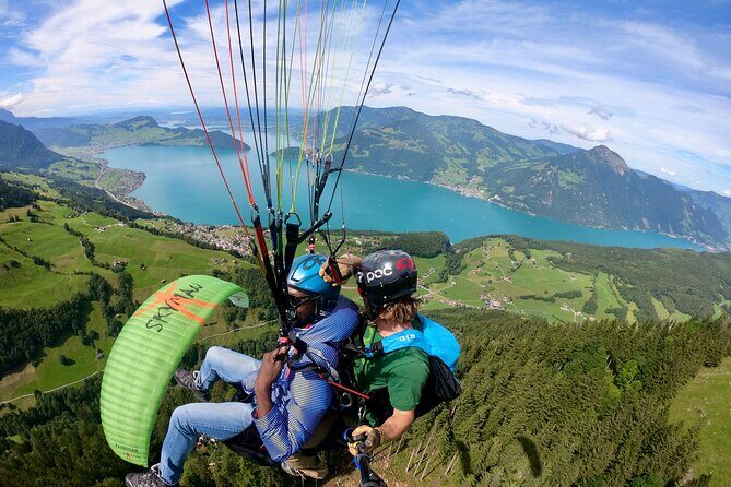 Luzern / Lucerne Professional Paragliding Tandem Flights - Extra costs: photos/video and the ascent fee