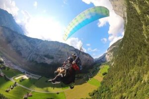 Mürren Lauterbrunnen: Paragliding Panorama Tandem Flights - The Peak View: Eiger, Mönch, Jungfrau From Above