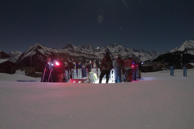 Night Sledding from Interlaken - Night visibility: what happens when the route is not perfectly lit