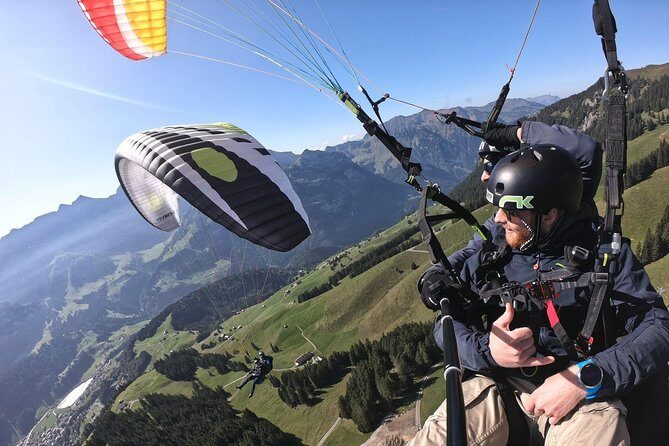 Paragliding Tandemflight Lucerne - Engelberg - The Scenic Transfer Day: Engelberg, Sarnen, Lake Lucerne, Pilatus, and Rigi