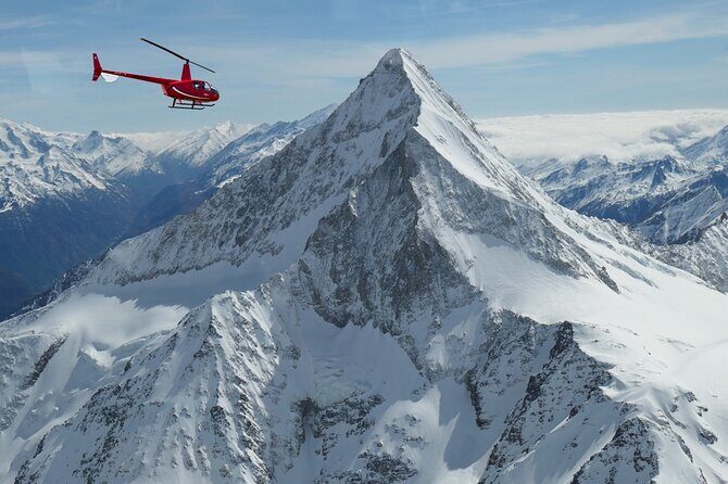 Private Swiss Alps helicopter tour over snow covered mountain peaks and glaciers - The 42-Minute Flight Experience: What 3 People Get for $2,275.69