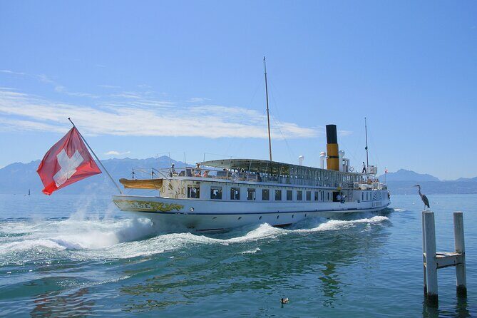 Round trip cruise from Lausanne to Chillon - Route in plain language: Lausanne out to St Gingolph, then back past the Riviera