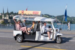 The heart of Lucerne with the Etuktuk - Chapel Bridge Lucerne: The Photo Stop That Makes the Loop Feel Real