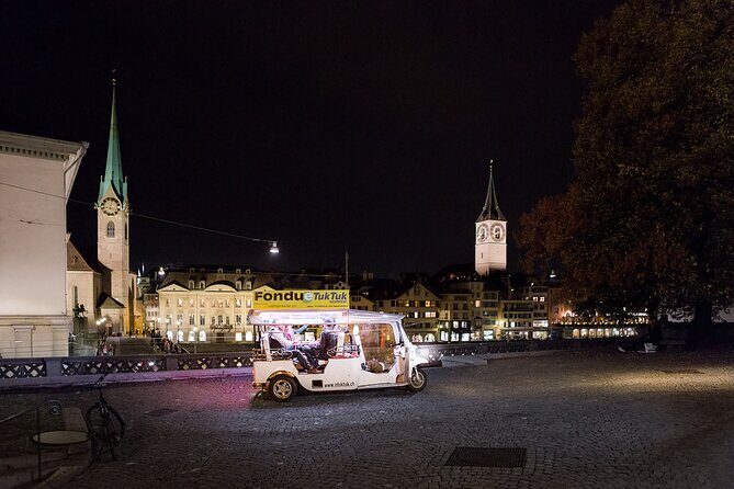 Zurich eTukTuk Private Tour - with Cheese Fondue and Wine - The riverfront glide: Limmatquai views you’ll want later