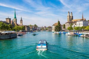 Zurich Small-Group Walking Tour Including a Lake Cruise - Paradeplatz and Bahnhofstrasse: where finance meets a very Swiss street
